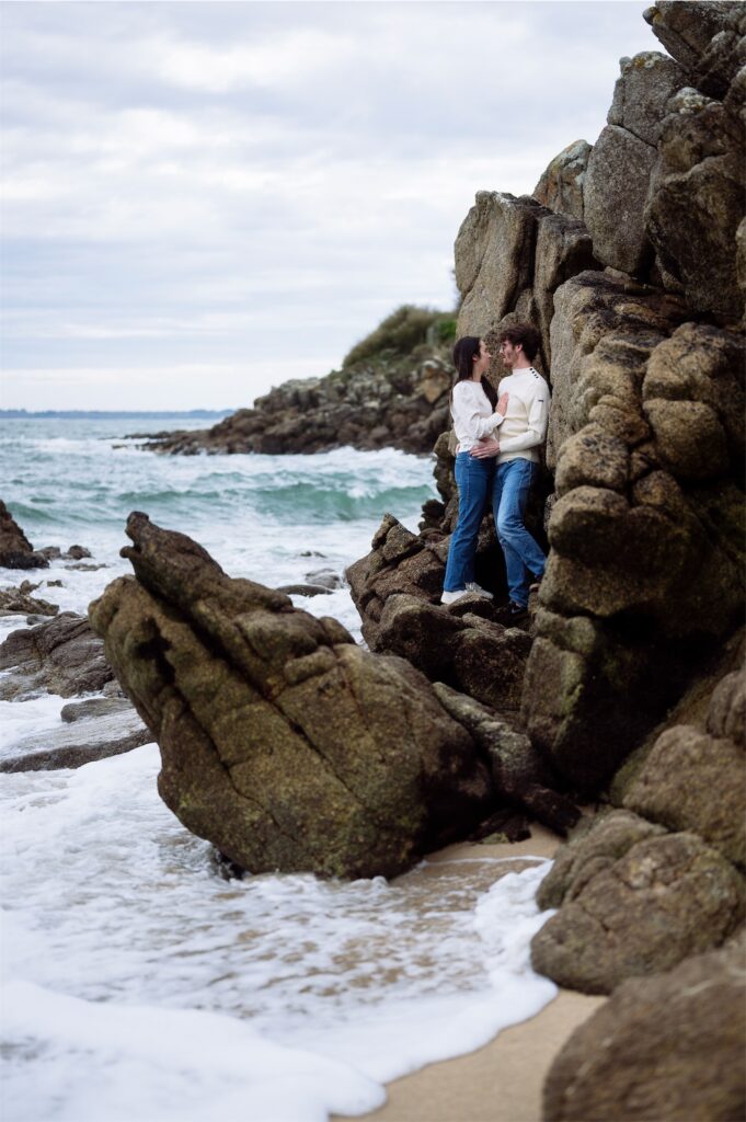 photographe en charente maritime couple bord de mer séance photo